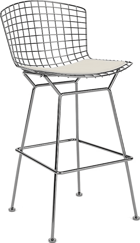 Bertoia Stool with Seat Pad bar seating Knoll 