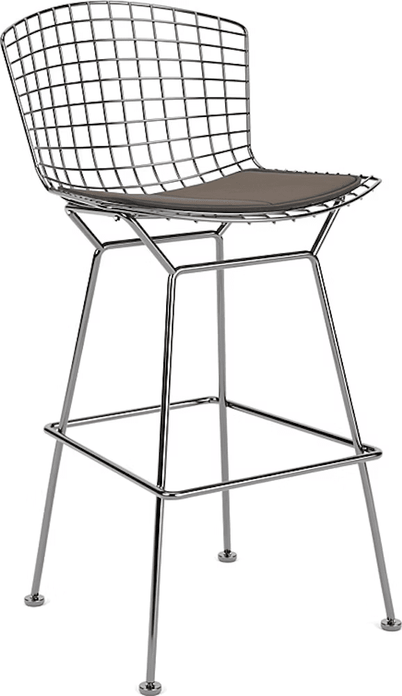 Bertoia Stool with Seat Pad bar seating Knoll 