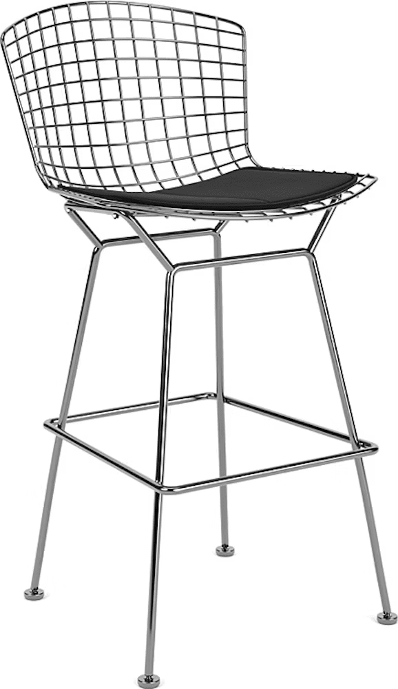 Bertoia Stool with Seat Pad bar seating Knoll 