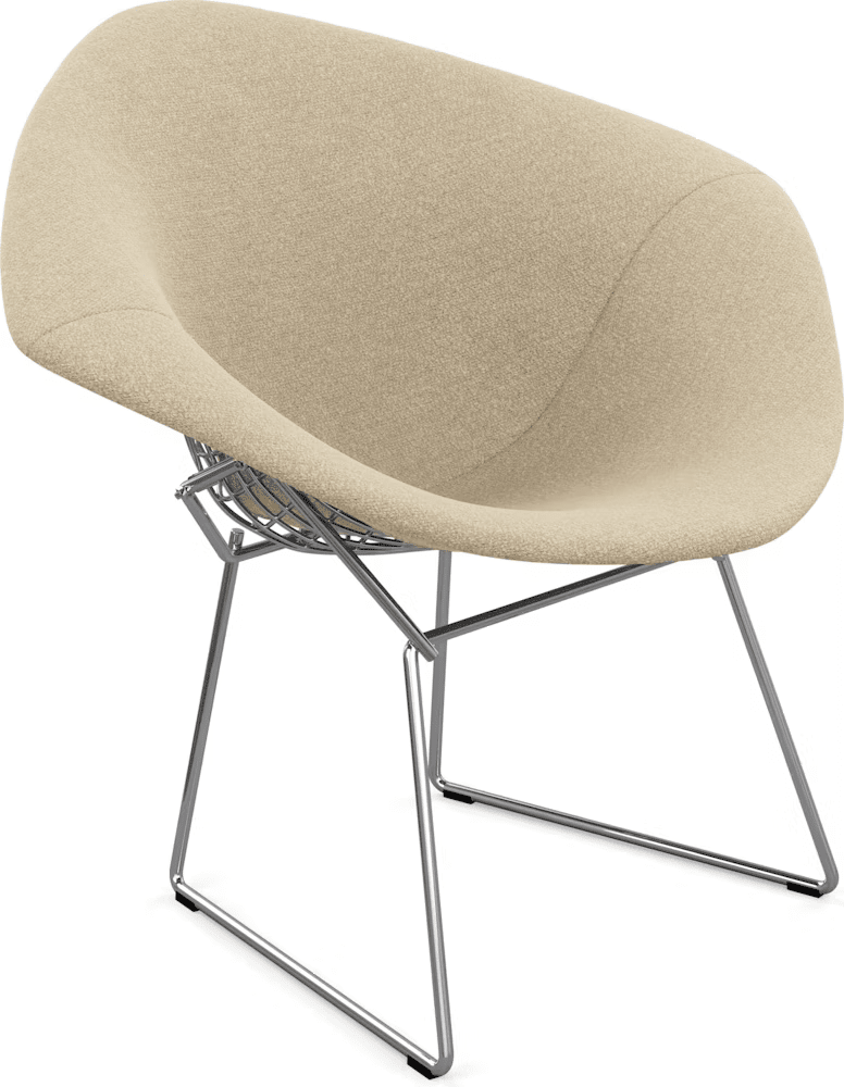 Bertoia Small Diamond Chair with Full Cover lounge chair Knoll 