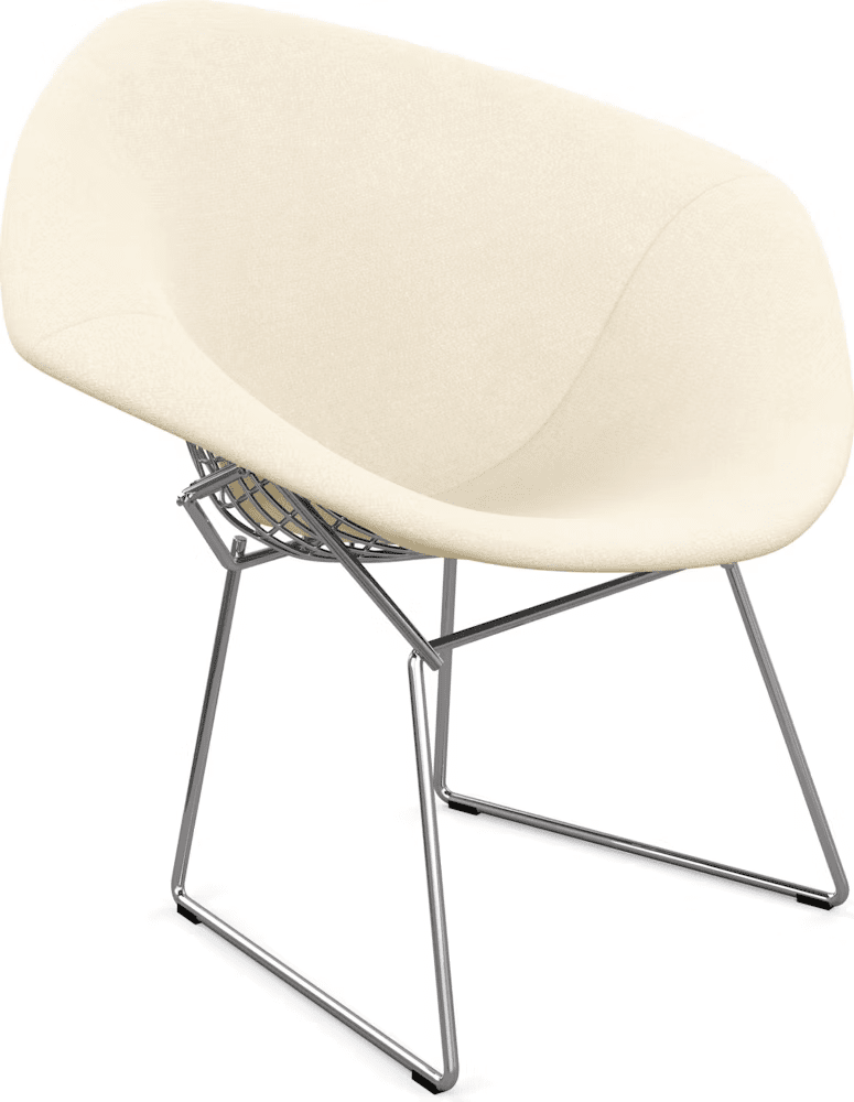 Bertoia Small Diamond Chair with Full Cover lounge chair Knoll 