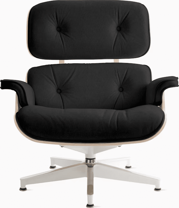 Eames Lounge Chair in White Ash lounge chair herman miller 