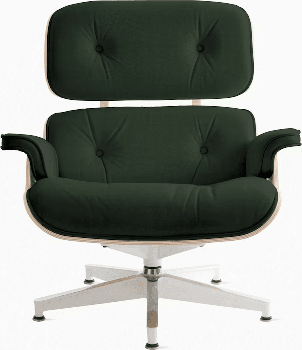 Eames Lounge Chair in White Ash lounge chair herman miller 