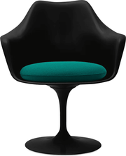 Saarinen Tulip Arm Chair Upholstered Side/Dining Knoll 