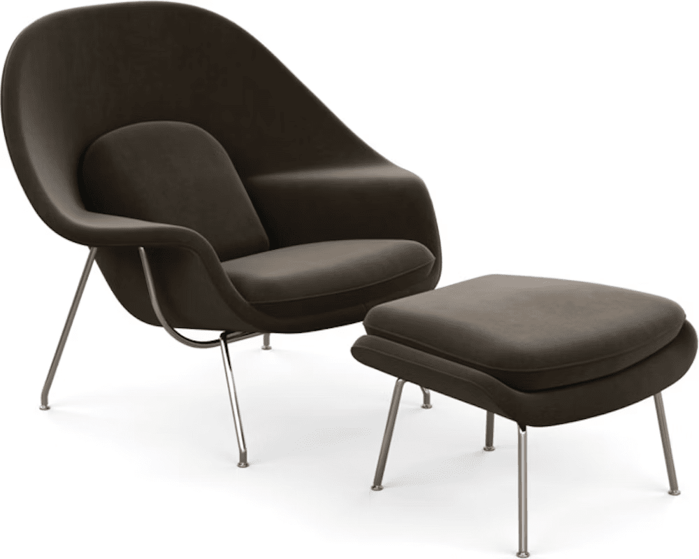 Womb Chair and Ottoman lounge chair Knoll 