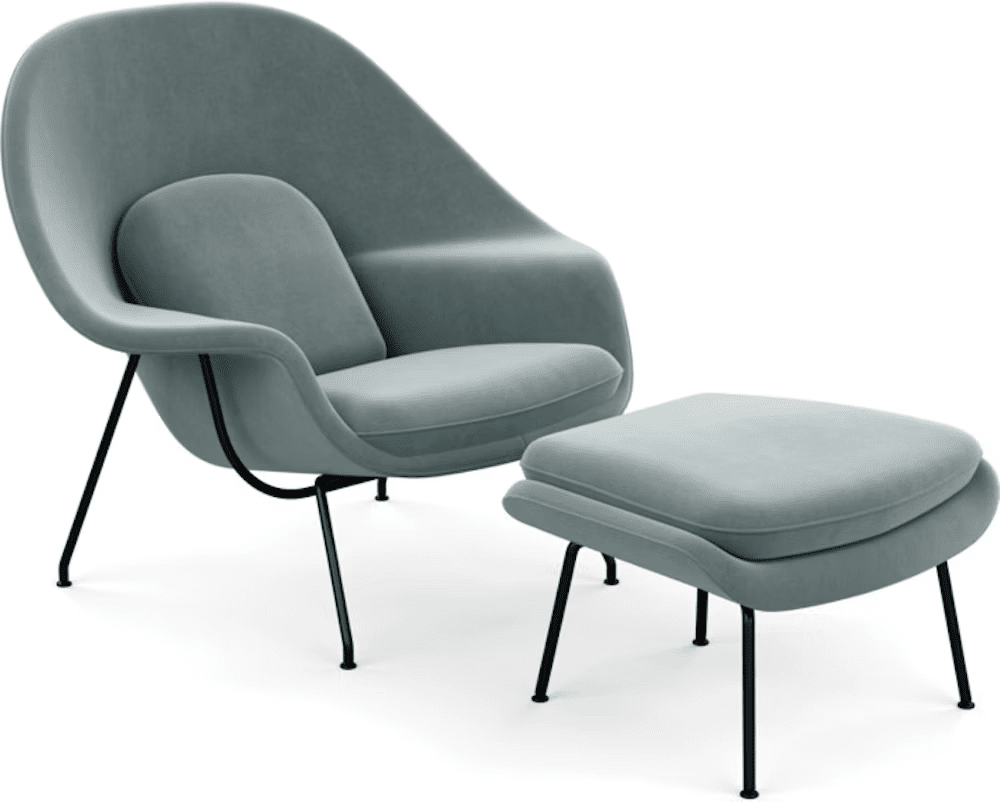 Womb Chair and Ottoman lounge chair Knoll 