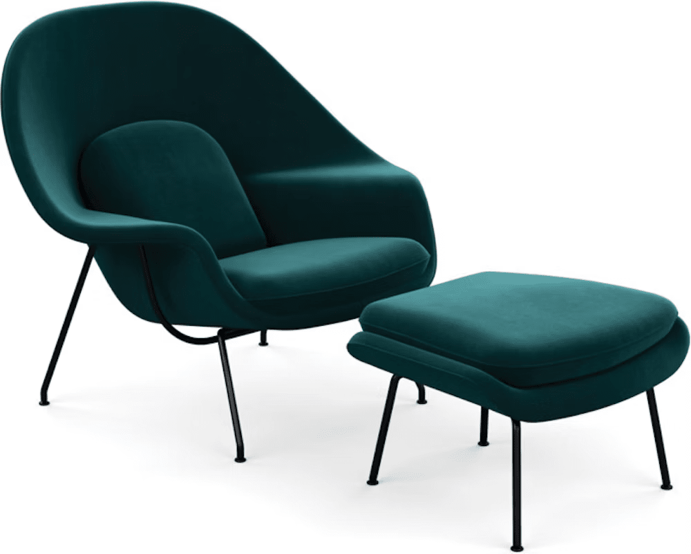 Womb Chair and Ottoman lounge chair Knoll 