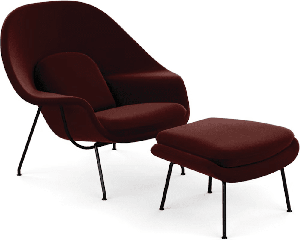 Womb Chair and Ottoman lounge chair Knoll 
