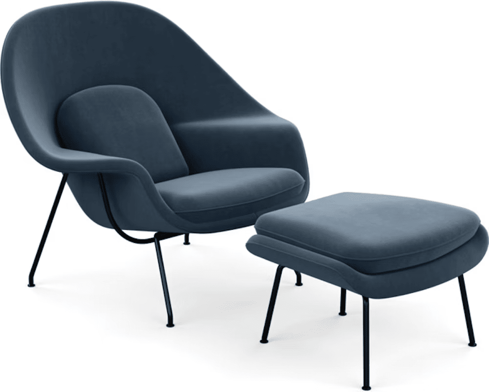 Womb Chair and Ottoman lounge chair Knoll 