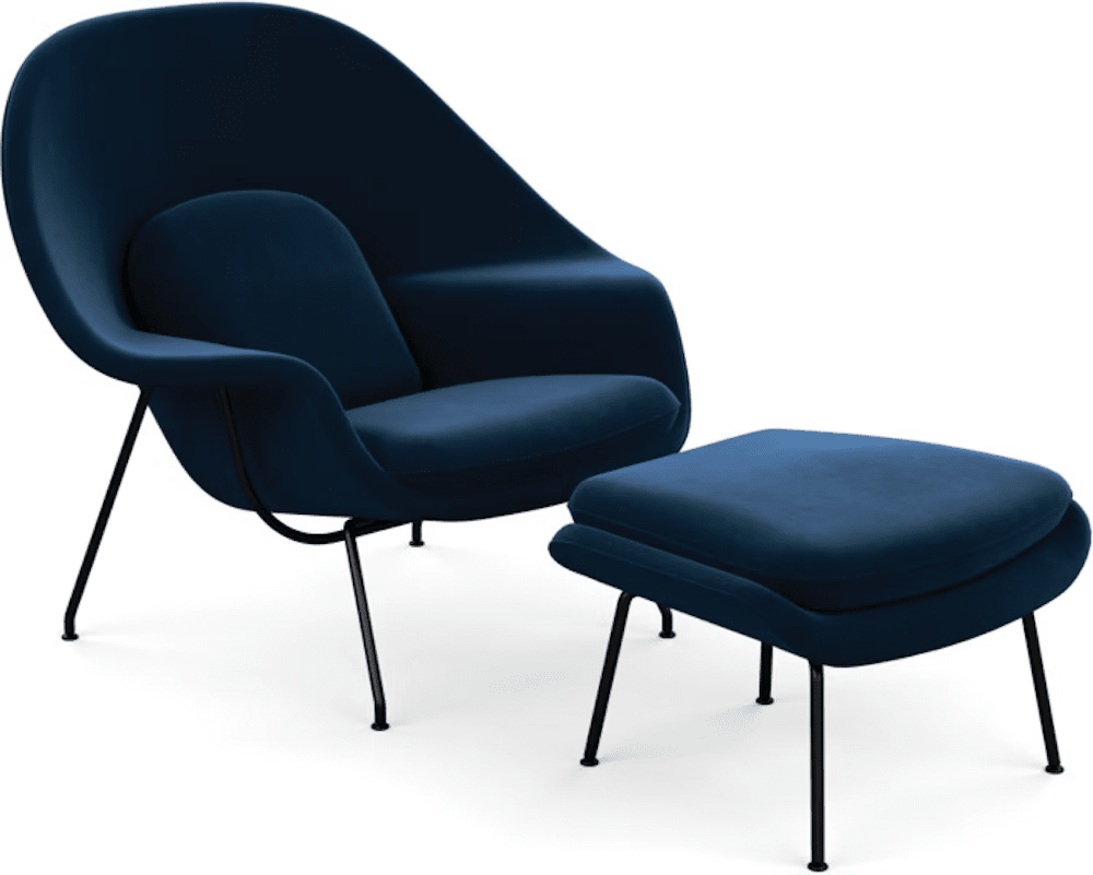 Womb Chair and Ottoman lounge chair Knoll 