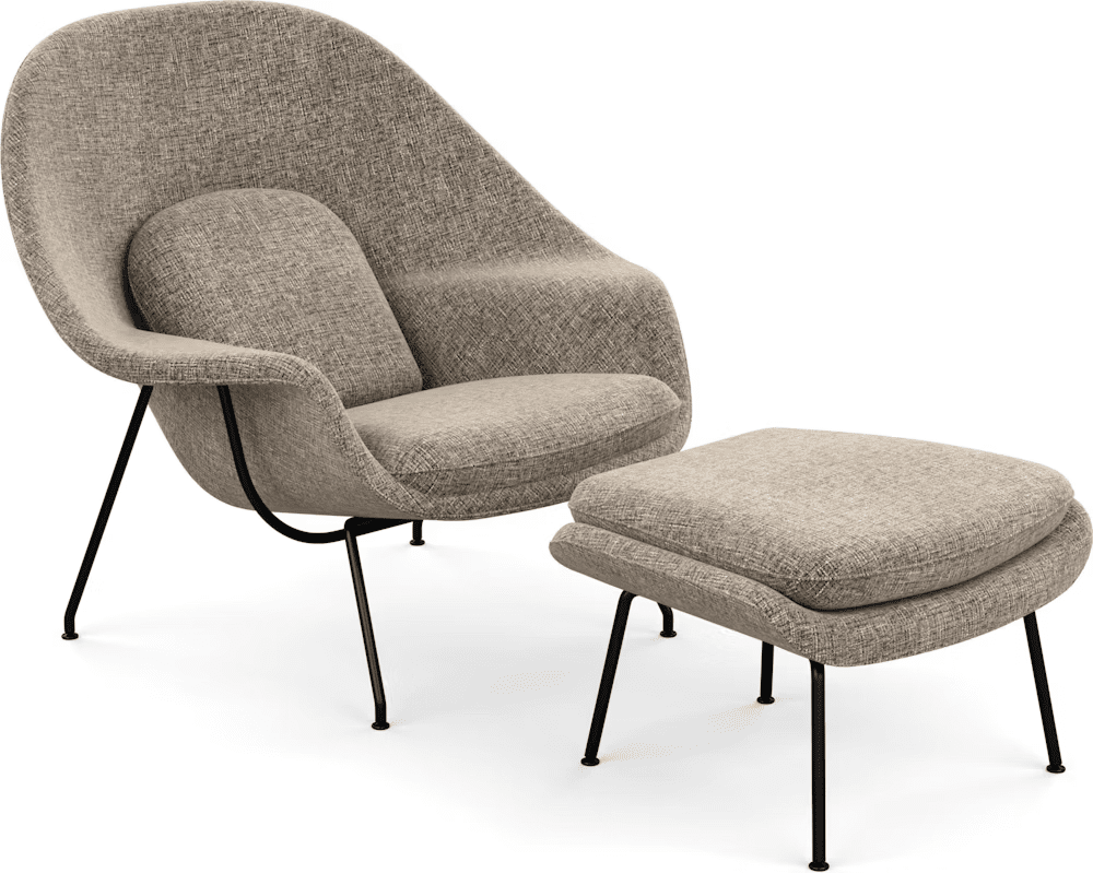 Womb Chair and Ottoman lounge chair Knoll 