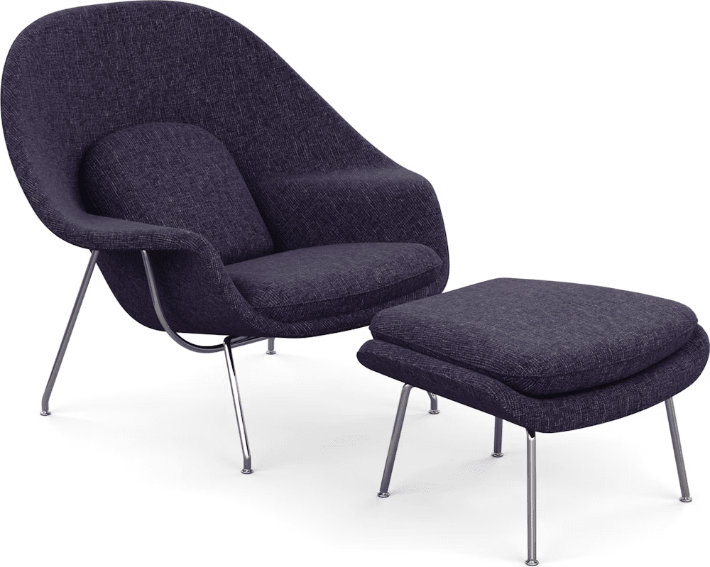 Womb Chair and Ottoman lounge chair Knoll 