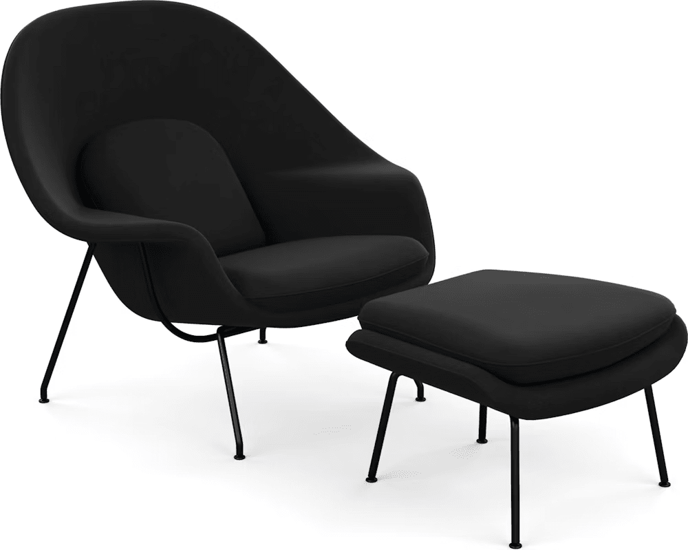 Womb Chair and Ottoman lounge chair Knoll 