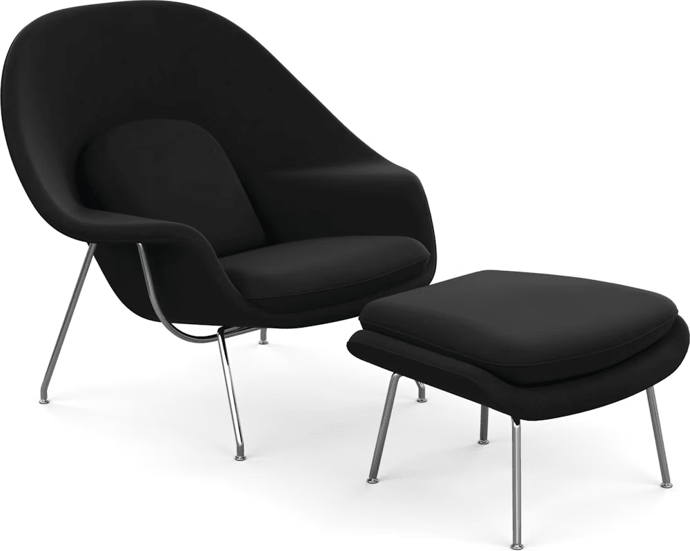 Womb Chair and Ottoman lounge chair Knoll 