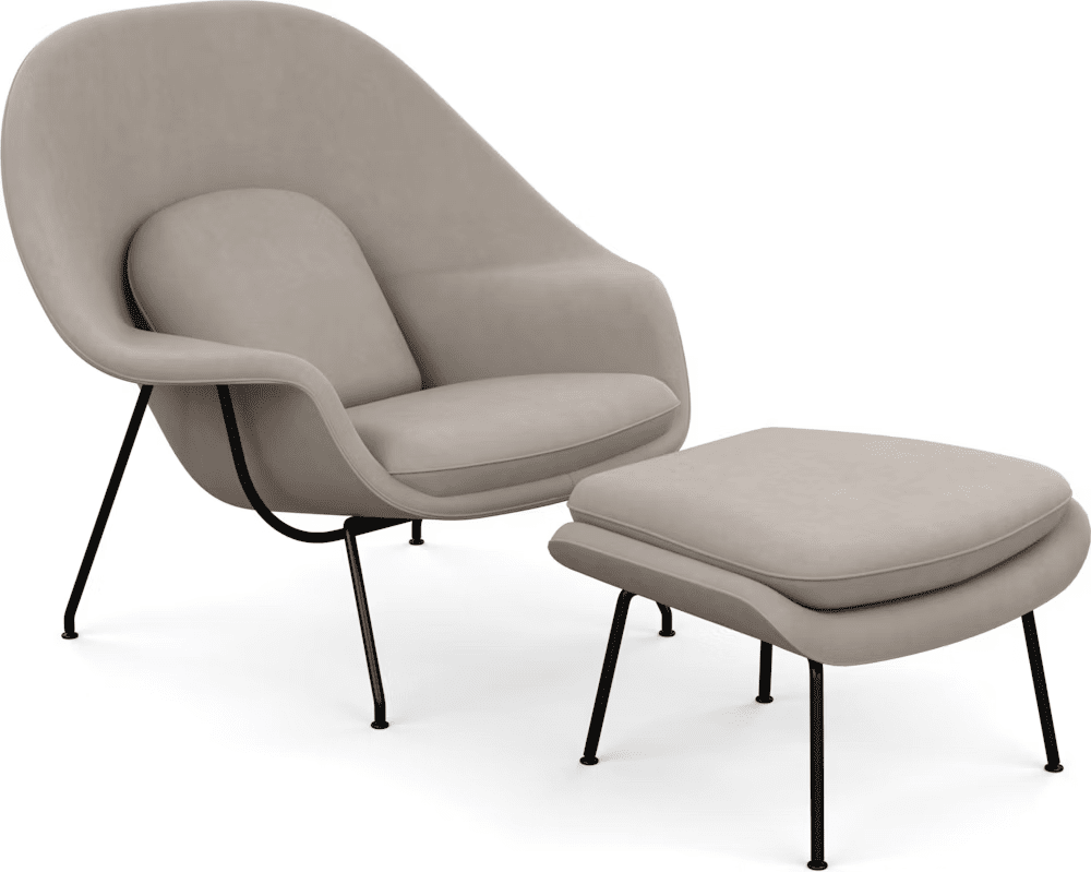 Womb Chair and Ottoman lounge chair Knoll 