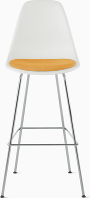 Eames Molded Plastic Stool with Seat Pad Stools herman miller 