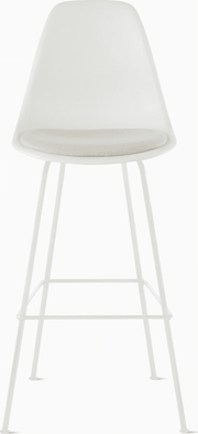 Eames Molded Plastic Stool with Seat Pad Stools herman miller 