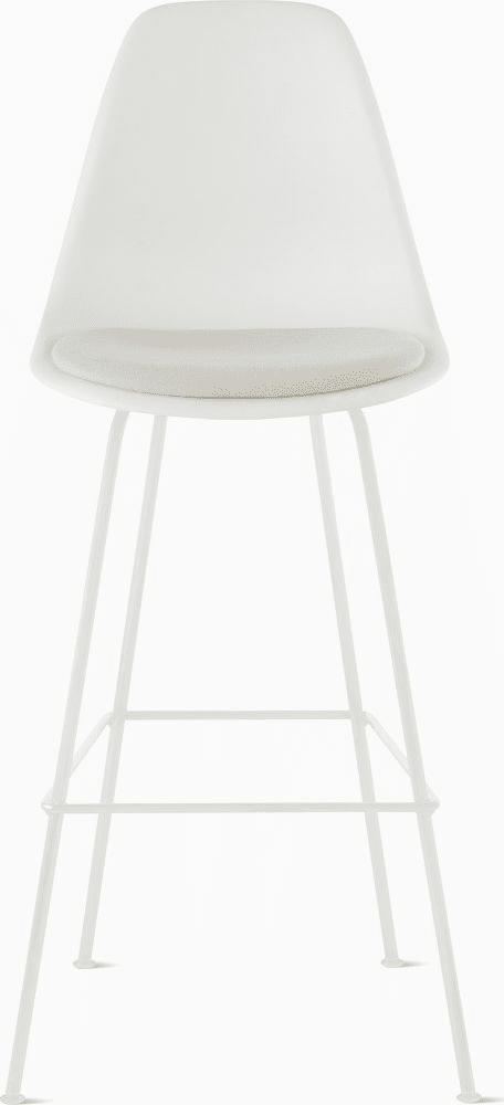 Eames Molded Plastic Stool with Seat Pad Stools herman miller 
