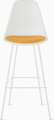 Eames Molded Plastic Stool with Seat Pad Stools herman miller 