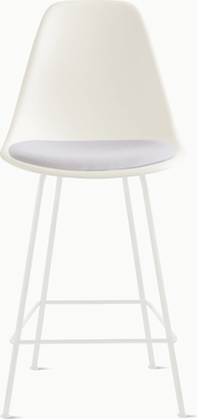 Eames Molded Plastic Stool with Seat Pad Stools herman miller 