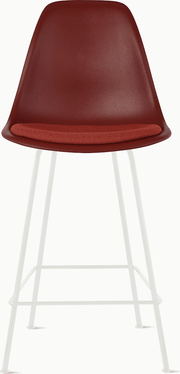 Eames Molded Plastic Stool with Seat Pad Stools herman miller 