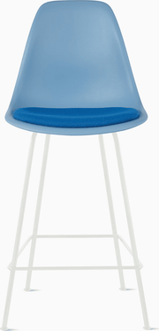 Eames Molded Plastic Stool with Seat Pad Stools herman miller 