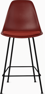 Eames Molded Plastic Stool with Seat Pad Stools herman miller 