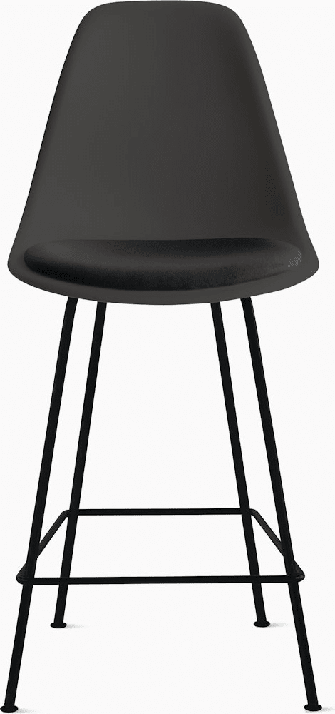 Eames Molded Plastic Stool with Seat Pad Stools herman miller 