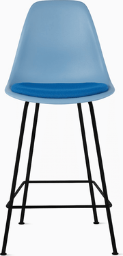 Eames Molded Plastic Stool with Seat Pad Stools herman miller 