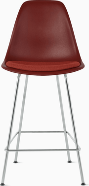 Eames Molded Plastic Stool with Seat Pad Stools herman miller 