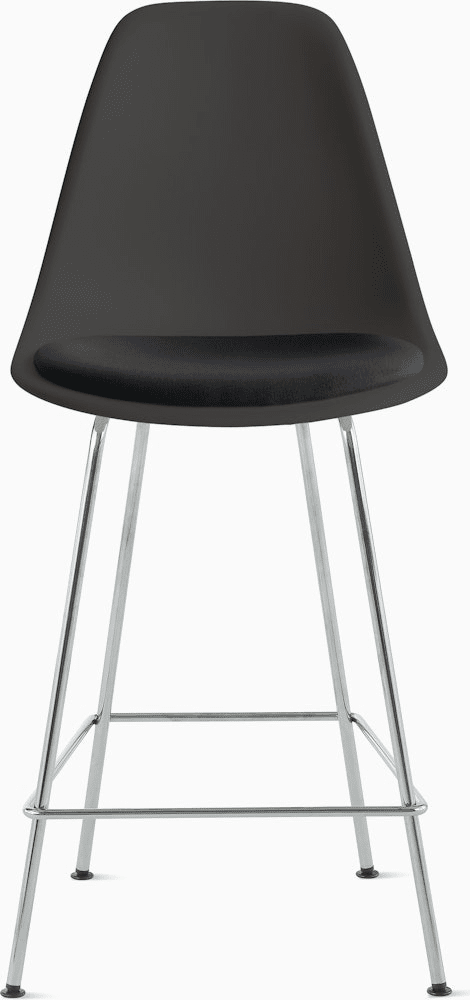 Eames Molded Plastic Stool with Seat Pad Stools herman miller 