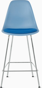 Eames Molded Plastic Stool with Seat Pad Stools herman miller 