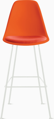 Eames Molded Plastic Stool with Seat Pad Stools herman miller 
