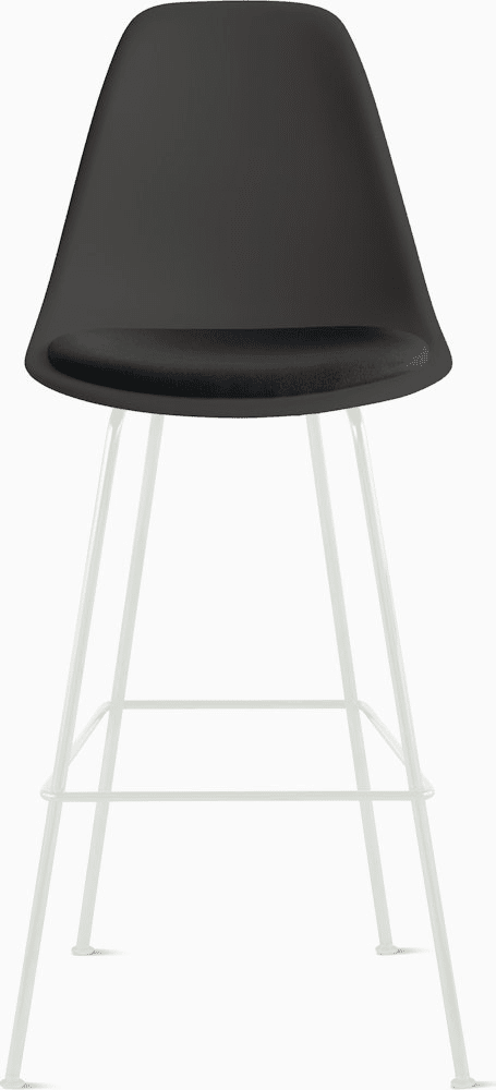 Eames Molded Plastic Stool with Seat Pad Stools herman miller 