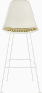 Eames Molded Plastic Stool with Seat Pad Stools herman miller 