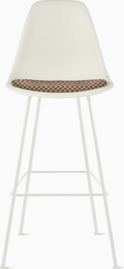Eames Molded Plastic Stool with Seat Pad Stools herman miller 