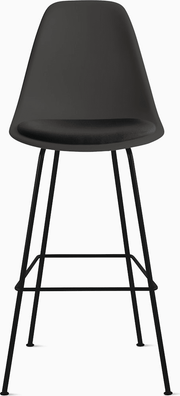 Eames Molded Plastic Stool with Seat Pad Stools herman miller 
