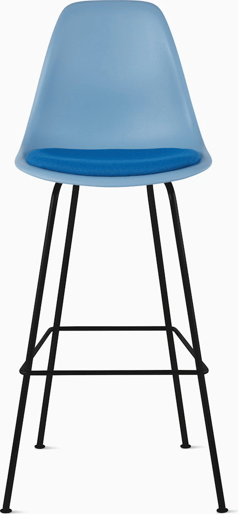 Eames Molded Plastic Stool with Seat Pad Stools herman miller 