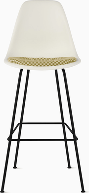 Eames Molded Plastic Stool with Seat Pad Stools herman miller 