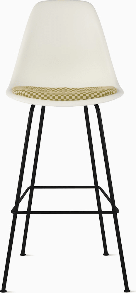 Eames Molded Plastic Stool with Seat Pad Stools herman miller 