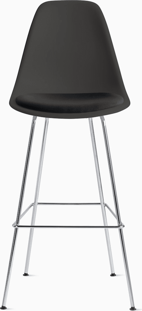 Eames Molded Plastic Stool with Seat Pad Stools herman miller 