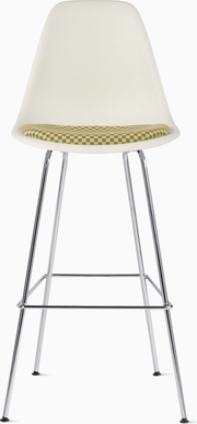 Eames Molded Plastic Stool with Seat Pad Stools herman miller 
