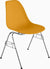 Eames Molded Plastic Side Chair with Stacking Base