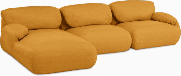 Luva Modular Sectional - Three Seater Sofas herman miller 