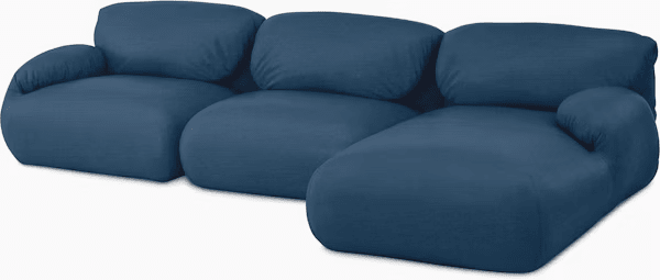 Luva Modular Sectional - Three Seater Sofas herman miller 