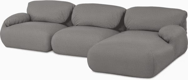 Luva Modular Sectional - Three Seater Sofas herman miller 