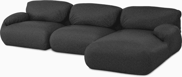 Luva Modular Sectional - Three Seater Sofas herman miller 