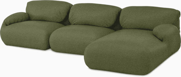 Luva Modular Sectional - Three Seater Sofas herman miller 