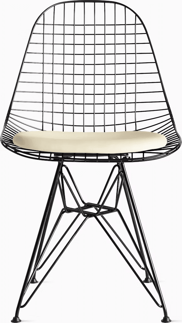 Eames Wire Chair with Bikini Pad Side/Dining herman miller 