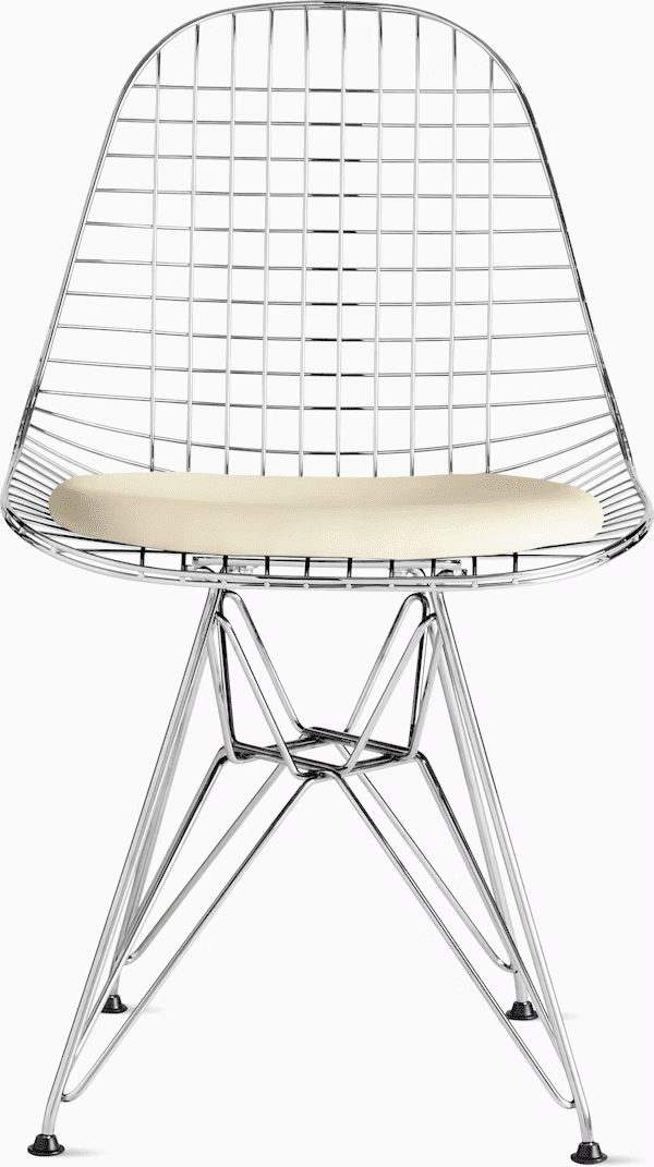Eames Wire Chair with Bikini Pad Side/Dining herman miller 